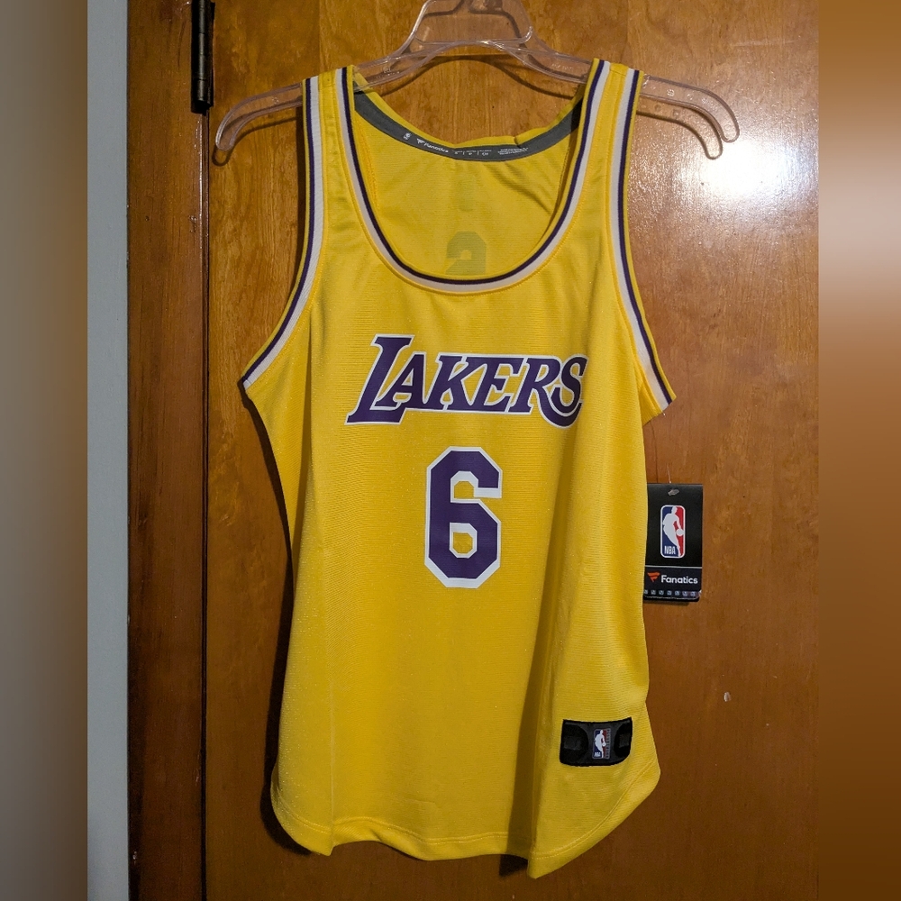 Fanatics Yellow Lakers Jersey